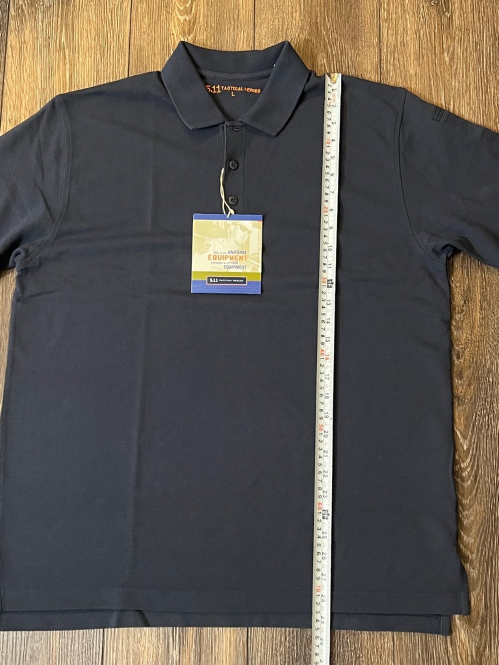 NWT 5.11 Tactical Series Men's Navy Blue Polo Shirt Size Large - Picture 9 of 9